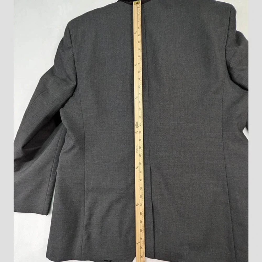 Jos A Bank Blazer Mens 48L Gray Dark Academia Corporate Core Old Money‎ Classic